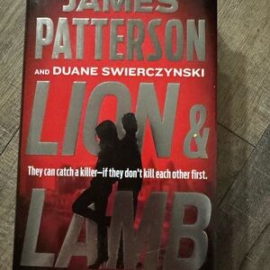 James Patterson "Lion & Lamb" Hardcover Book - Red Cover